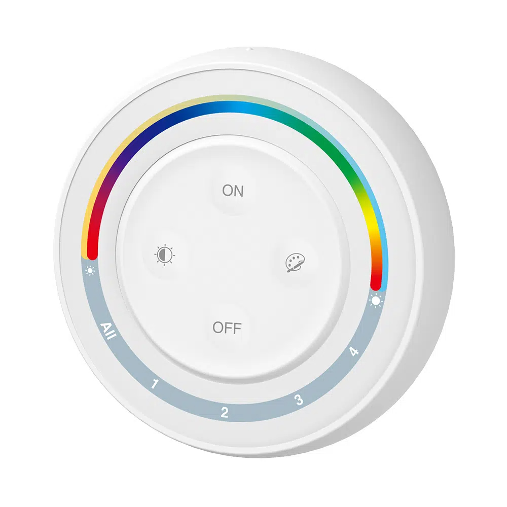 S2W+ 4-Zone RGBCCT Rainbow Remote Control Wall Light Switch S2W+ 4-Zone RGBCCT Rainbow Remote Control Wall Light Switch